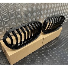 Gloss Black Front Kidney Grill Grille For BMW 1 Series F20 F21 LCI M140i 2015-19
