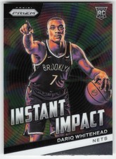 2023-24 Panini Prizm Instant Impact Dariq Whitehead #10 Brooklyn Nets