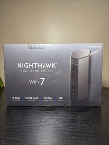 NETGEAR Nighthawk RS150 (RS150) WiFi 7 Dual-Band Router 5 Gbps, Black