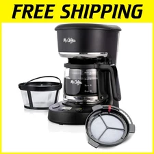 Glass Carafe 5-Cup Automatic Coffee Brewer