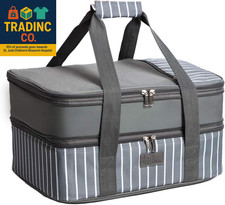 Casserole Carrier, Expandable Insulated Casserole Carriers for Hot or Cold Food,