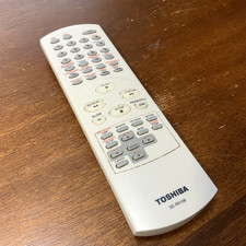 Toshiba SE-R0108 DVD VCR Combo Remote Control OEM Gray Tested
