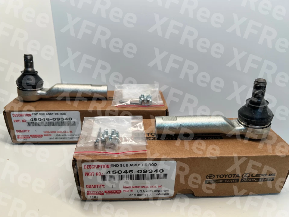 Juego de varilla de amarre derecha y derecha Toyota Genuine 05-23 Tacoma GRN250 45046-09340 Foto 2 de 4