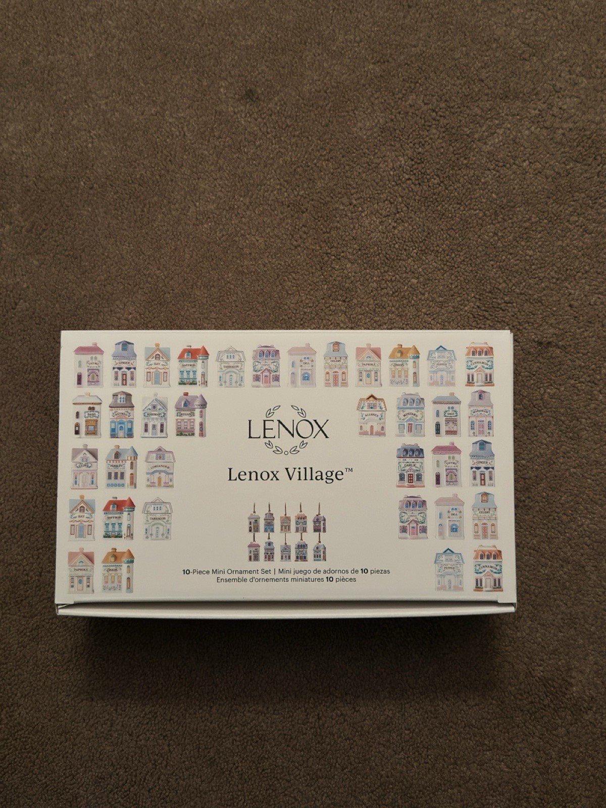 IN HAND Lenox Village 10-Piece Ornament Set Christmas 2025 🎄