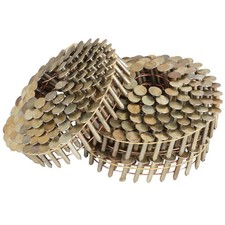 3600Pcs 3/4" .120" Smooth Galvanized Shank Coil 15 Degree Roofing Nails New