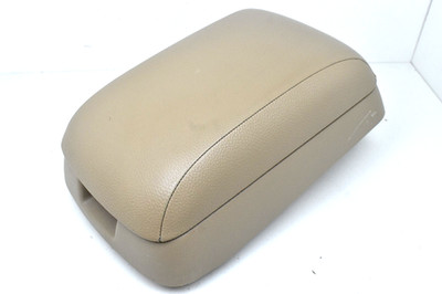2007-2012 Hyundai Santa Fe Center Console Beige Leather Armrest Lid  Storage OEM
