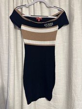 GUESS Los Angeles Women's Black Bodycon Dress Size M Sleeveless