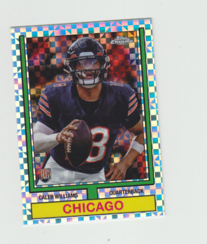 Caleb Williams Rookie Topps Chrome Refractor 1974 Topps # 74TF-1