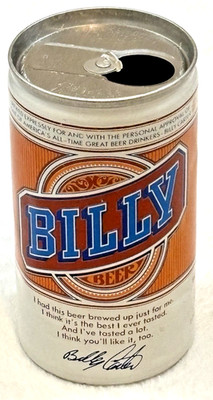 1980 s Billy Carter-Premium  -Falls City Brew-Louisville-12 oz-Alum. Beer Can