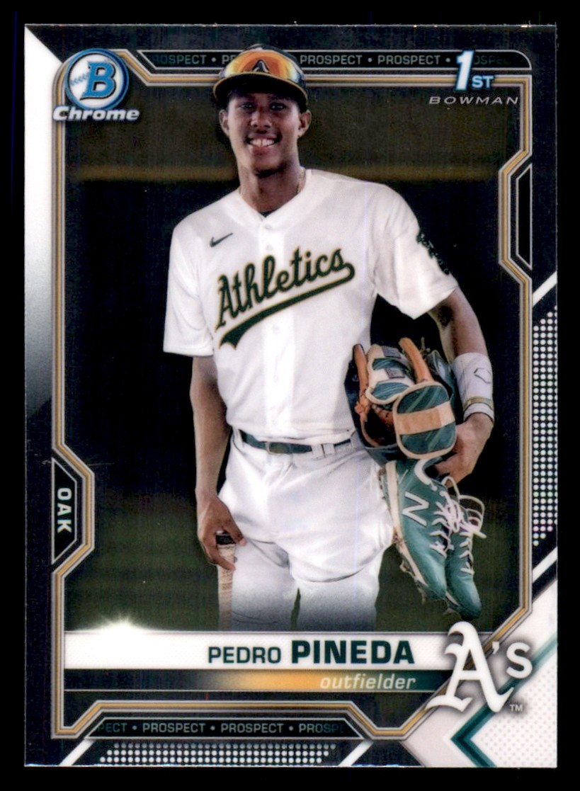 2021 Bowman Chrome Prospects Pedro Pineda #BCP-216 Rookie RC Baseball Card
