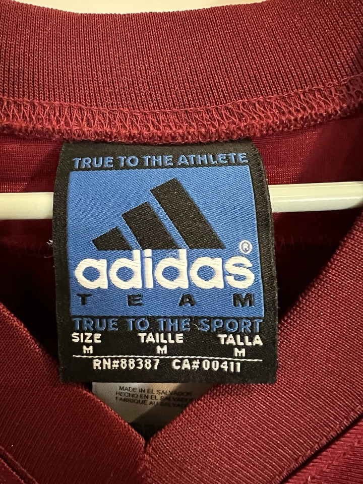 Camiseta Adidas Deion Sanders #21 Washington Redskins de colección para hombre roja mediana NFL Foto 4 de 4