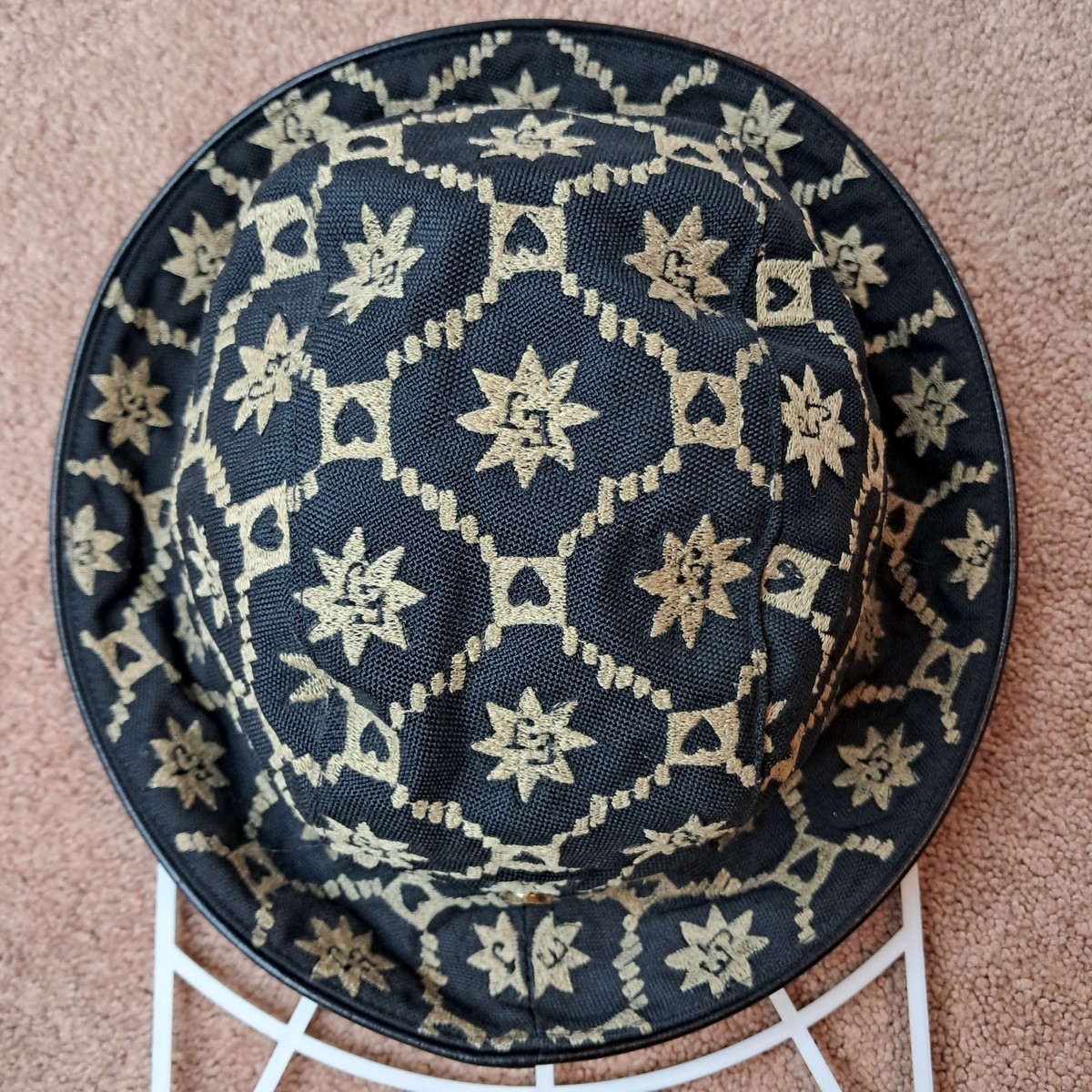 Eric Javits New York Water Repellent Bucket Hat Nylon Flower All Over Pattern Eric Javits Bucket Hats One Size Hats for Women for sale | eBay main image 4