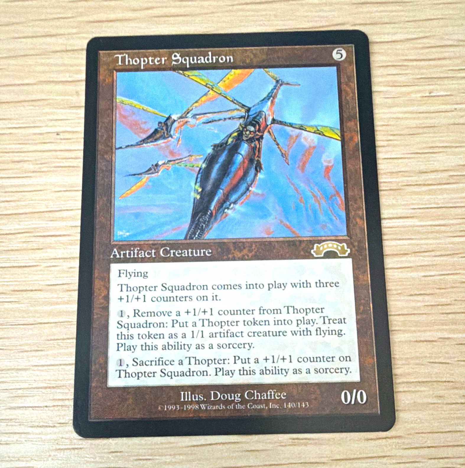 Wizards of the Coast Thopter Squadron Exodus 140/143 Rare Artifact Creature EN