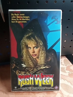 VHS Videokassette - RUSHWEEK - UFA Großcover - Dean Hamilton, Pamela Ludwig (5)