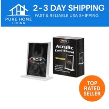 Vertical Acrylic Card Display Stand for Sports, Pokémon & TCG - Clear & Elegant