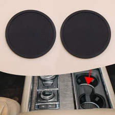 2pcs Console Cup Holder Insert Fit For Ford F150 Expedition JL3Z-1513562-AA