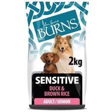 2kg Adult & Senior Sensitive+ Duck Burns Dry Dog Food 11.32 per kilo