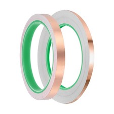 Copper Foil Tape, 0.39 Inch x 33/66FT W L , Brass  1Set , Adhesive Tape