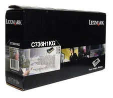 LEXMARK C736H1KG Black High Yield Toner Cartridge