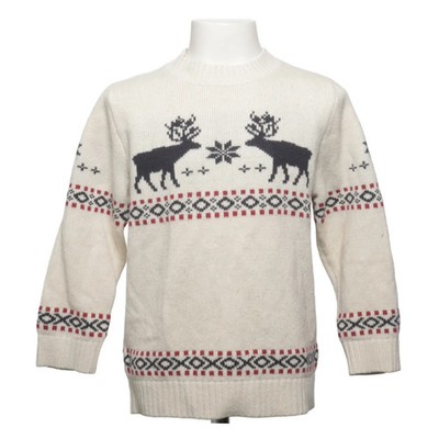 L.O.G.G by H&M, Weihnachtspullover, Größe: 92, Beige, Acryl, Sonstiges #cVS