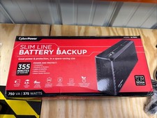 CyberPower 8-Outlet 750VA PC Battery Back-Up System  Surge Protector NEW TESTED