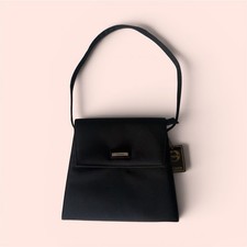 Chenson Black Logo Shoulder Bag Zip Closure, ...