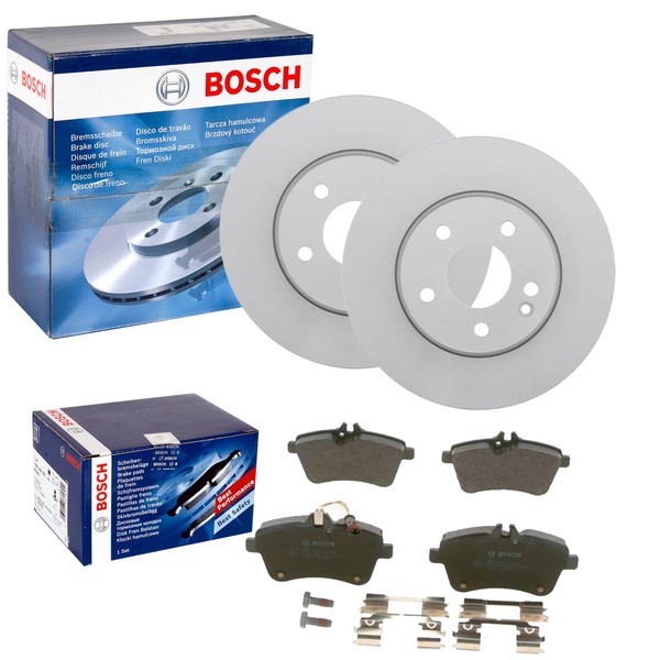 Bosch Bremsscheiben + BelÄGe Vorne FüR Mercedes A-KLASSE W169 + B-KLASSE W245-image