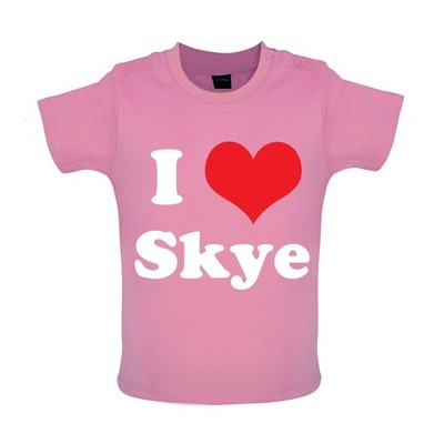 I Love Skye - Baby T-Shirt / Strampler - Musik Sänger Song Love Newman Gig Tour