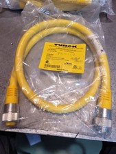 Turck RSM RKM 66-1M Cordset, 7/8-16UN Male Straight to Female Str, 6 Wire, 1m,