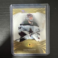 2021-22 UD Ultimate Collection Ivan Prosvetov Ultimate Introduction RC # 02/49