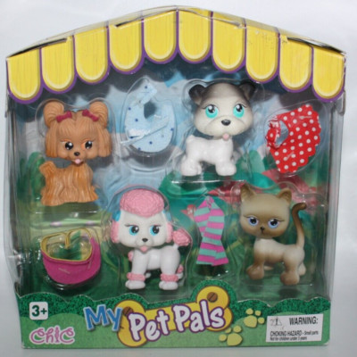 2008 Chic Boutique My Pet Pals Puppies Toys Figures LPS KnockOff 2000s Nostalgia
