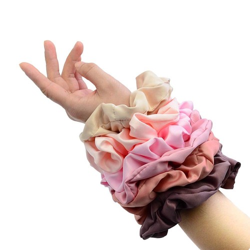 Chloven 6 Colors Oversize Jumbo Scrunchies Blush Theme Large Hair Scrunchies ... - Bild 7 von 8