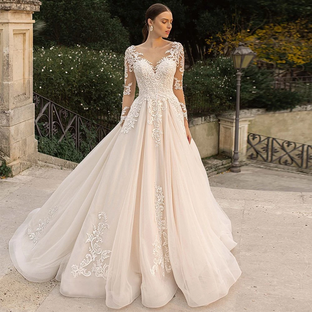 models showcases bridal dresses to the customers at a bridal stand in  Europe Bridal Week show in Essen, Germany, on July 5, 2020. (Photo by Ying  Tang/NurPhoto Stock Photo - Alamy