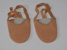 Stelle Pirouette Half Sole Ballet Shoes Tan 10.5 11 11.5 (Adult Size)