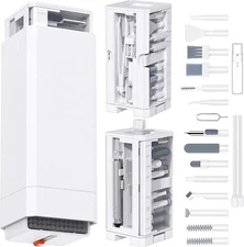 VICHYIE Keyboard Cleaning Kit with Brush, Computer Laptop Cleaner Kit, White 