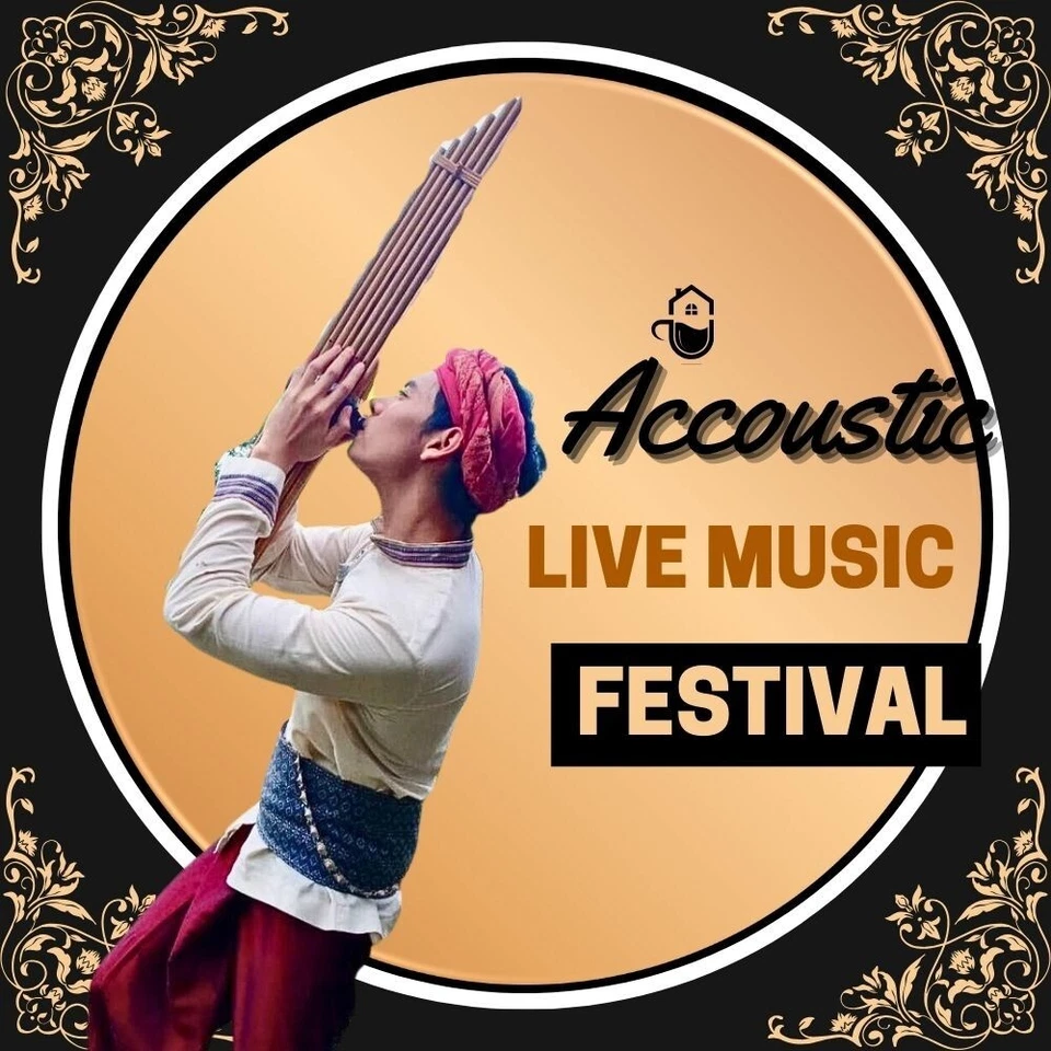 Instrumento Musical Órgano Boca Negra Kan 8 Am Madera Bambú Khaen Tailandés Laos Regalo Foto 2 de 4