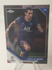 2021-22 Topps Chrome UEFA Champions League Base #19 Angel Di Maria PSG