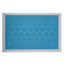 Quilting Full Line Stencil Offset 2'' Circles A3 use with Pounce 30739