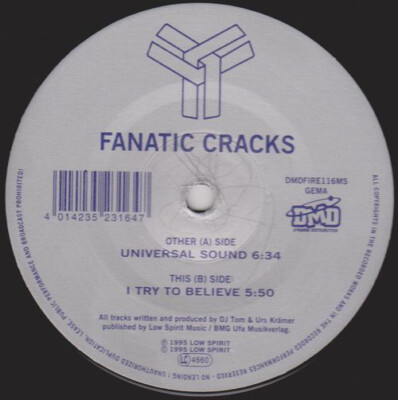 Fanatic Cracks - Universal Sound (12'', Maxi) (Very Good (VG)) - 2820536179