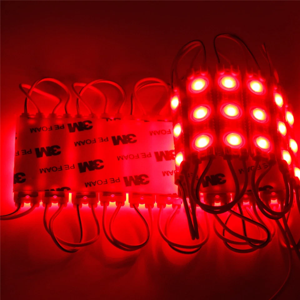 500 200 170Lumen 1.5W Red 2835 3 LED module Window store Front Sign light DC 12V - Image 3 of 4