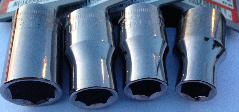 Craftsman 6 or 12 Point 1/2 or 3/8-In. Drive Metric Steel Chrome Sockets - Image 2 of 3