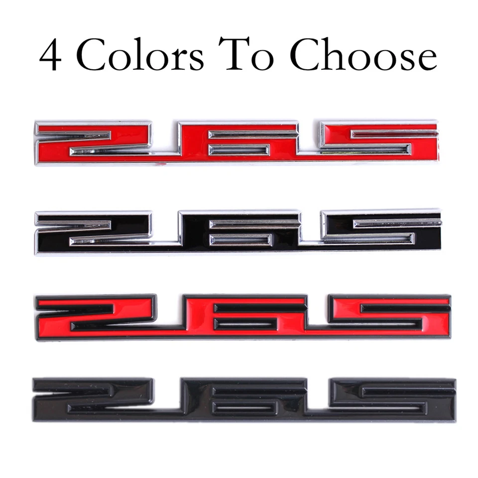 2x Negro Rojo 265 Emblema Guardabarros Puerta Trasera Trasero Tapa Insignia para SBC 265 4.3 Foto 2 de 4