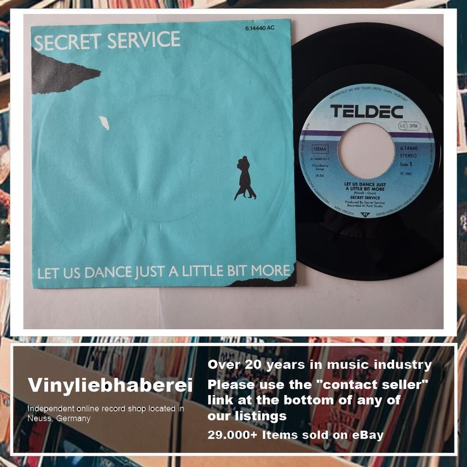 Secret Service - Let Us Dance Just A Little Bit More 7'' Vinyl Germany ...
