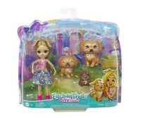 Mattel Enchantimals Puppen Golden Retriever Spieleset Set Hunde Welpen MäDchen