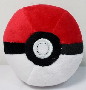 POKEMON 4.5'' PLUSH STUFFED SOFT POKE-BALL POKEBALL B | eBay