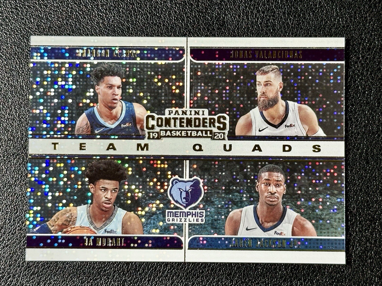2019-20 Panini Contenders TEAM QUADS Insert #15 MEMPHIS JA MORANT RC