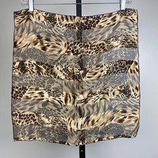 Vintage Animal Print Cats Safari Polyester Scarf