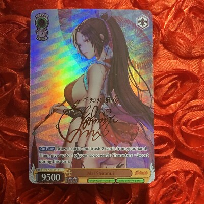 Mai Shiranui FATAL FURY Fantasy WAIFU GODDESS ACG Girl Foil Anime Card 9