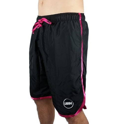 Lab84 Shorts Short Costume Shorts Beach Sport S8 SHM1002Fluo Black 4030P |  eBay