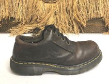 Dr Martens 8A17 Mens Brown Leather Lace Up Casual Oxford Shoes SZ US 10 UK 9